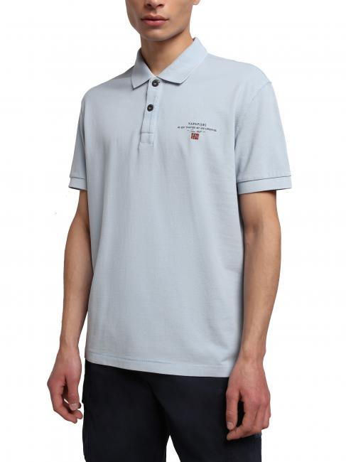 NAPAPIJRI ELBAS 4 Short sleeve cotton polo shirt bluefog - Polo shirt