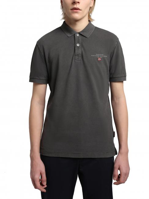 NAPAPIJRI ELBAS 4 Short sleeve cotton polo shirt volcano - Polo shirt