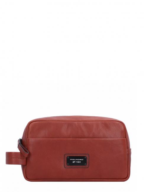 PIQUADRO HARPER Beauty Case in leather LEATHER - Tablet holder& Organizer