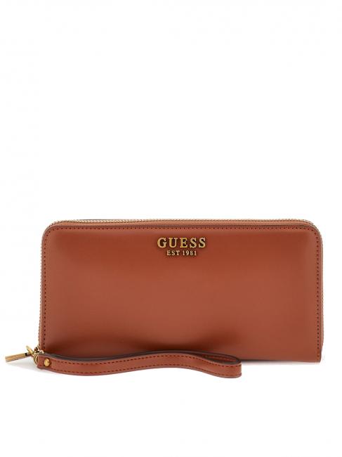 GUESS LAUREL Wallet with cuff whiskey - Women’s Wallets