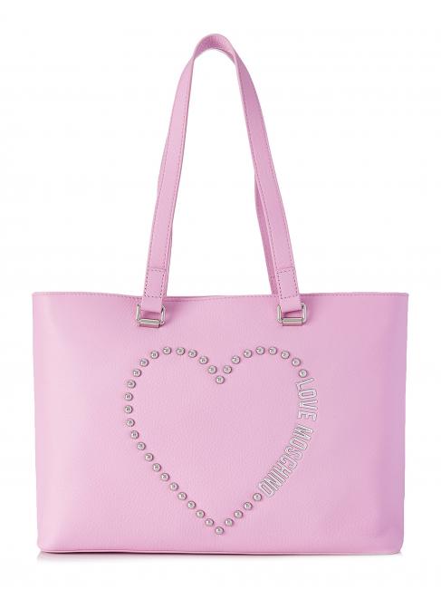 LOVE MOSCHINO Shopping Bag in pelle  mauve - Women’s Bags