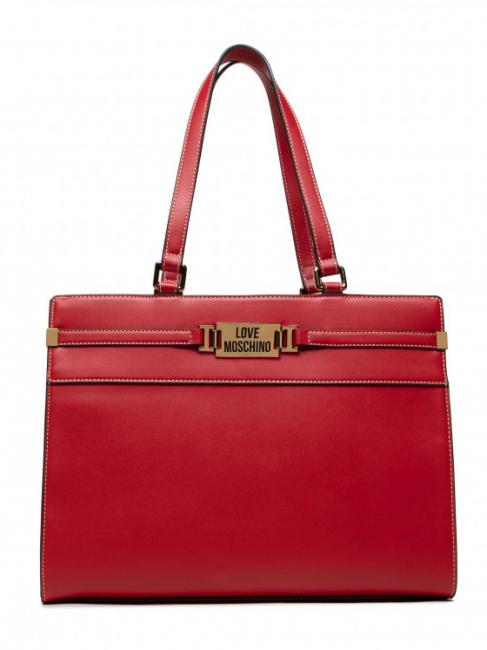 LOVE MOSCHINO Shopping Bag da ufficio  red - Women’s Bags