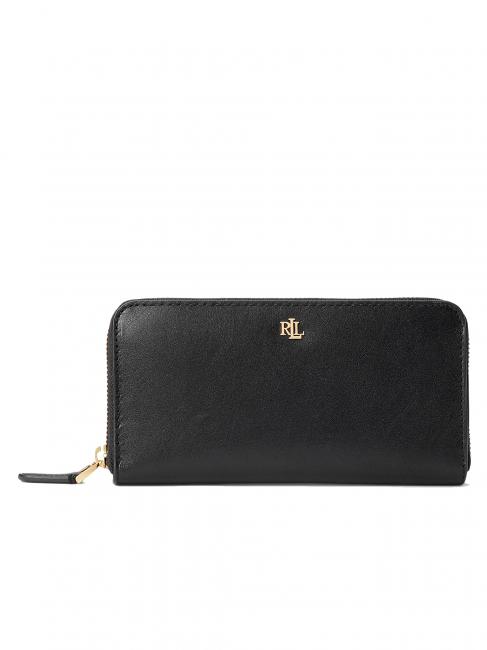 RALPH LAUREN RLL Large Continental Leather Wallet black 3 - Women’s Wallets