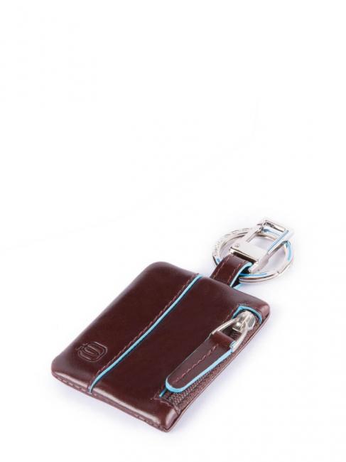 PIQUADRO BLUE SQUARE Keychain with Connequ MAHOGANY - Key holders