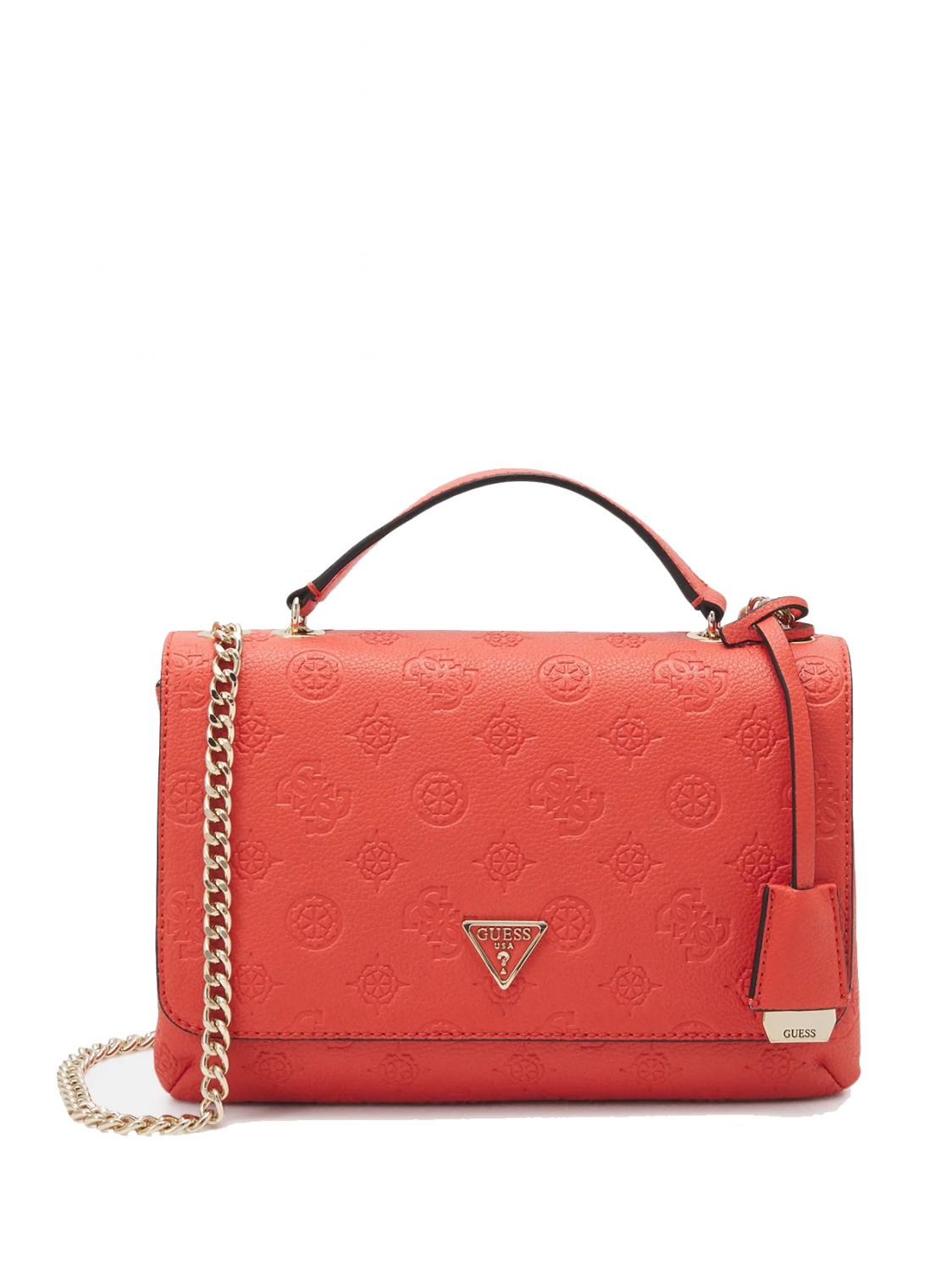 Guess Helaina Shoulder / Crossbody Bag Papaya - Buy At Outlet Prices!