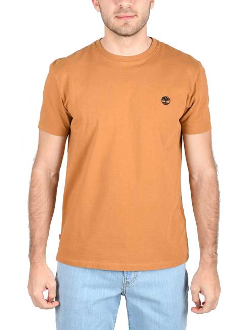 TIMBERLAND SS DUNRIVER CREW Cotton T-shirt wheat boot - T-shirt