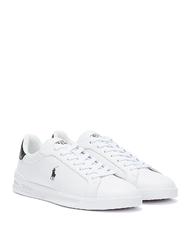 RALPH LAUREN HERITAGE COURT II NAPPA Men's leather sneakers - Men&rsquo;s shoes