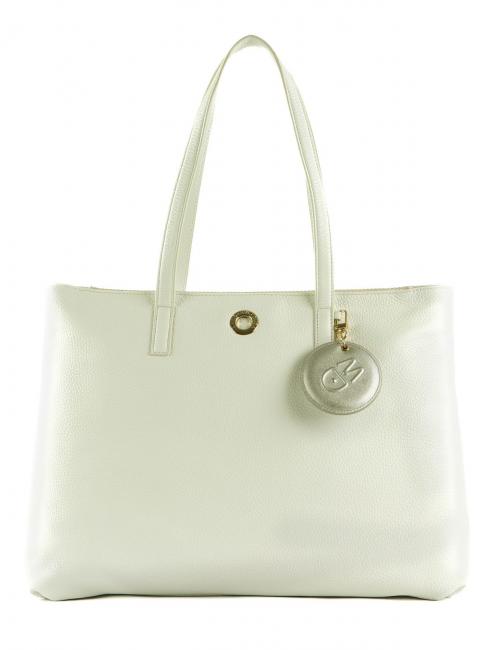 MANDARINA DUCK  MELLOW Shoulder shopping bag optical white - Women’s Bags