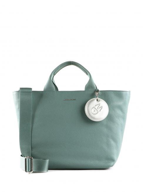 MANDARINA DUCK MELLOW Leather handbag with shoulder strap mistral - Women’s Bags