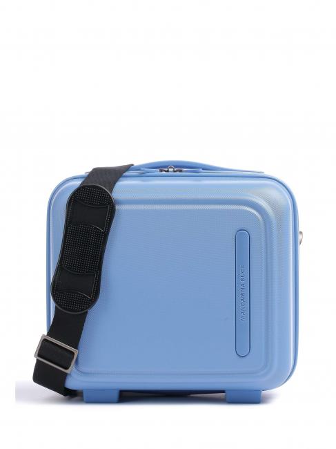 MANDARINA DUCK LOGODUCK + Rigid beauty case with shoulder strap parisian blue - Beauty Case