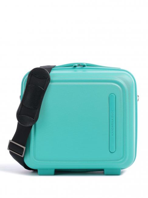MANDARINA DUCK LOGODUCK + Rigid beauty case with shoulder strap spectragreen - Beauty Case