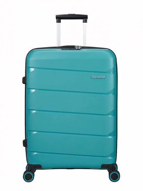 AMERICAN TOURISTER AIR MOVE SPINNER Medium 4 wheel trolley teal - Rigid Trolley Cases