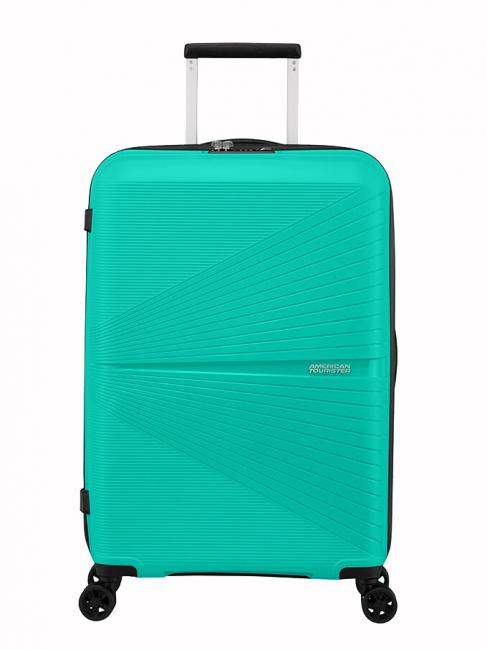 AMERICAN TOURISTER Trolley AIRCONIC, medium size, light aqua / green - Rigid Trolley Cases