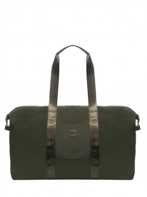 BRIC’S 2 in 1 bag X-Bag line, large size, foldable olive / dark brown - Duffle bags
