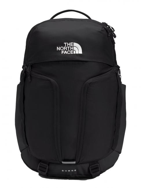 THE NORTH FACE SURGE 15" laptop backpack tnf black tnf black - Laptop backpacks