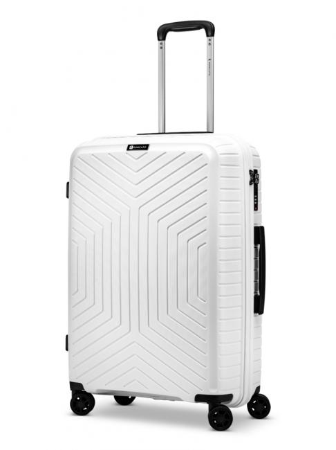 R RONCATO HEXA Medium size trolley white - Rigid Trolley Cases