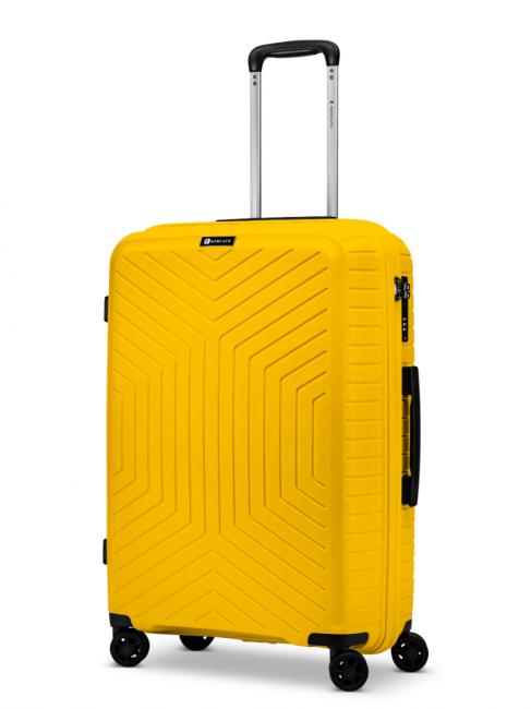 R RONCATO HEXA Medium size trolley yellow - Rigid Trolley Cases
