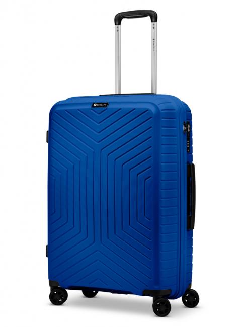 R RONCATO HEXA Medium size trolley royal blue - Rigid Trolley Cases