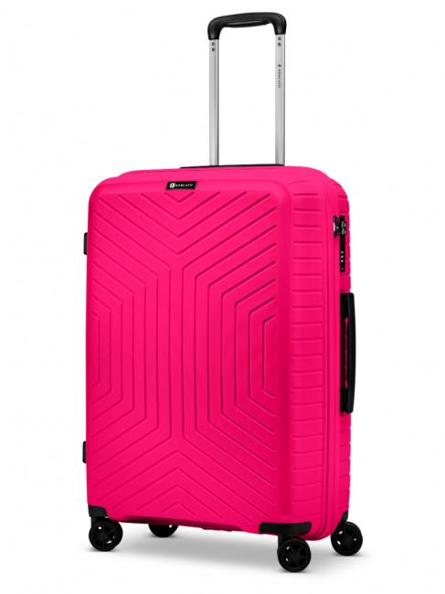 R RONCATO HEXA Medium size trolley fuchsia - Rigid Trolley Cases