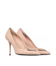 LOVE MOSCHINO Scarpa d&eacute;collet&eacute; alta in nappa  naked - Women&rsquo;s shoes - 1