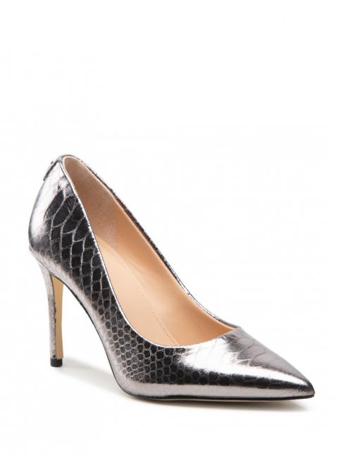 GUESS PIERA Laminate High neckline SILVER - Women’s shoes