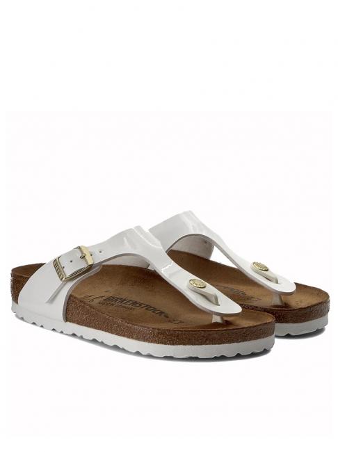 BIRKENSTOCK GIZEH Flip flops in Birko-Flor white - Women’s shoes