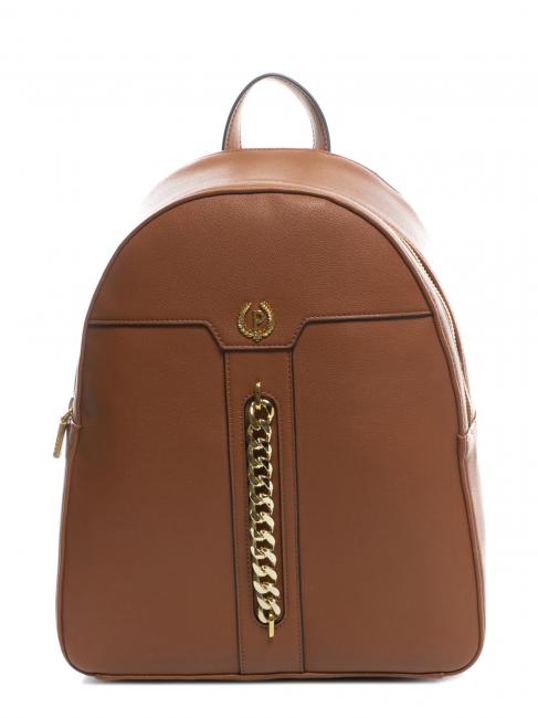 POLLINI GRAINED Backpack with chain LEATHER - Women’s Bags