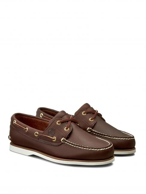 TIMBERLAND 2 EYE BOAT Leather boat shoes brown - Men’s shoes
