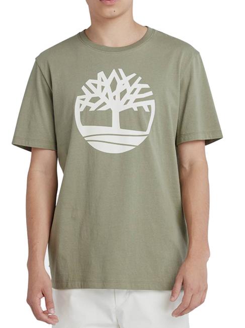 TIMBERLAND KBEC RIVER Short-sleeved T-shirt cassel earth - T-shirt