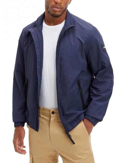 CALVIN KLEIN Giacca in nylon increspato riciclato  nightsky - Men's Jackets