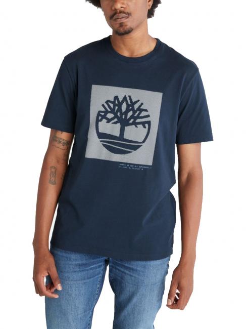 TIMBERLAND GRAPHIC T-shirt with Tree graphic dark sapphire - T-shirt