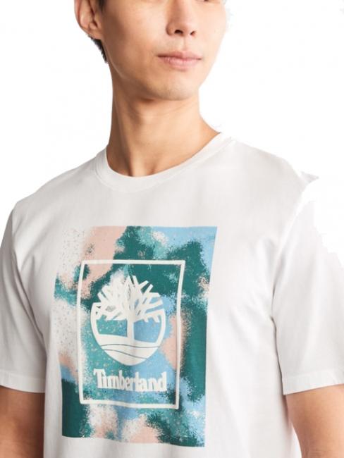 TIMBERLAND SUM STACK REGULAR Cotton T-shirt white - T-shirt