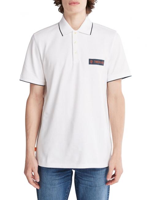 TIMBERLAND CARRIER Cotton polo shirt white - Polo shirt