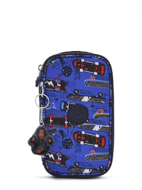 KIPLING 50 PENS Case new scate print small - Cases and Accessories