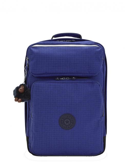 KIPLING SCOTTY BTS Big backpack worker blue ribstop - Backpacks & School and Leisure