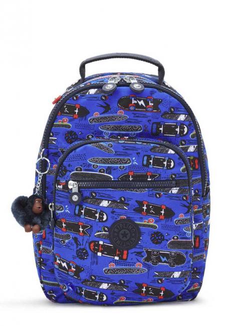 KIPLING SEOUL Backpack new scate print small - Backpacks & School and Leisure