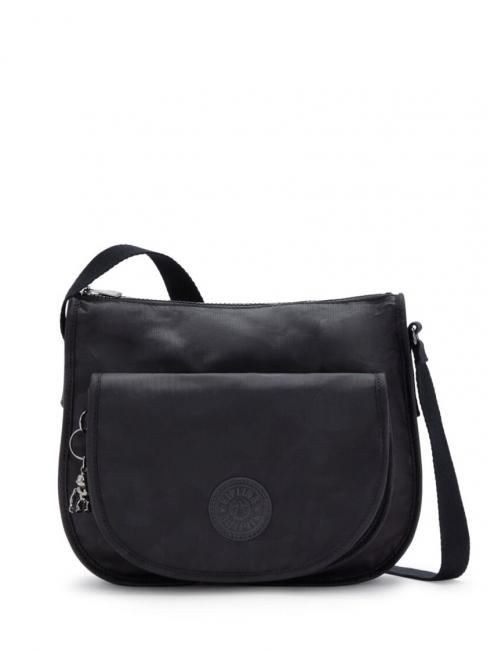 KIPLING RENIA B shoulder bag black camo embossed - Women’s Bags