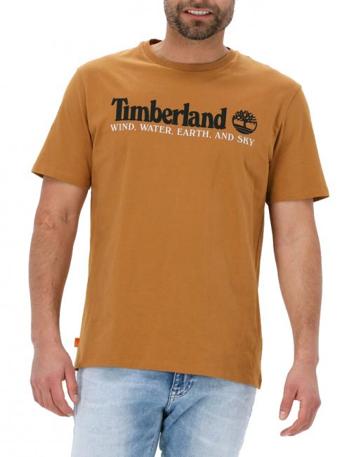 TIMBERLAND WWES Cotton T-Shirt wheat boot - T-shirt