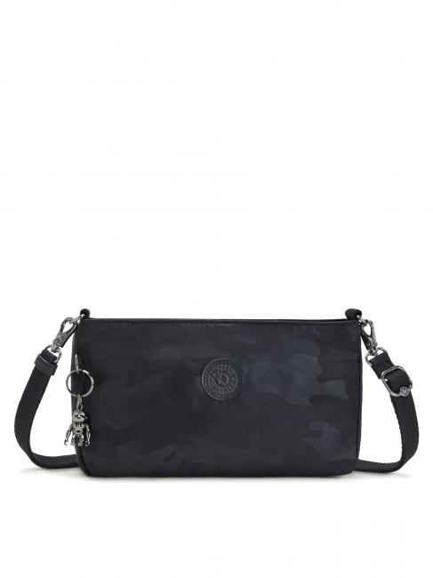 KIPLING MASHA Small shoulder bag black camo embossed - Women’s Bags