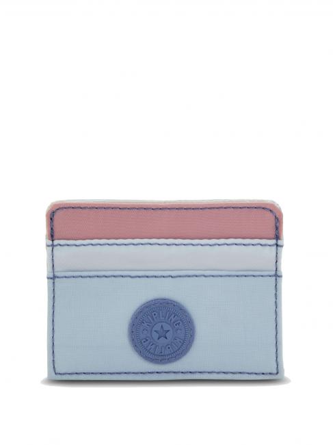 KIPLING CARDY S Flat card holder lila blue pink bl - Women’s Wallets