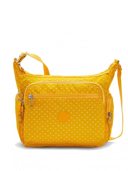 KIPLING GABBIE Large shoulder bag soft dot yellow - Women’s Bags