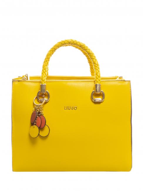 LIUJO MANHATTAN L Handbag, with shoulder strap dark gold - Women’s Bags