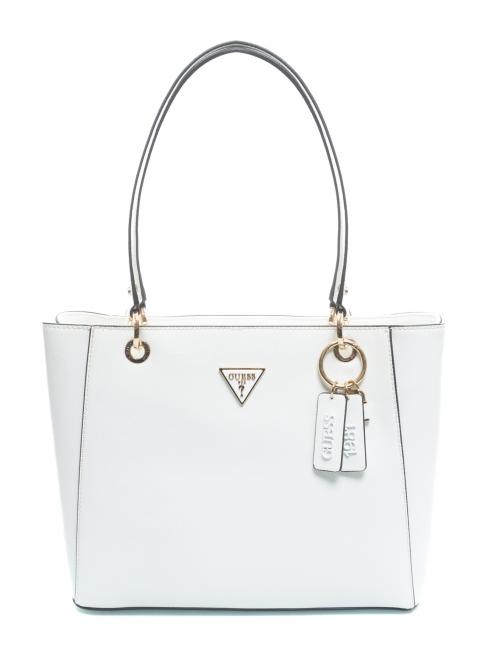 GUESS NOELLE Saffiano shopper bag white - Women’s Bags