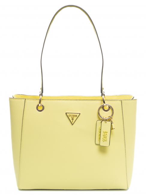 GUESS NOELLE Saffiano shopper bag yellow - Women’s Bags