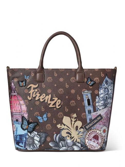BRACCIALINI CARTOLINE FIRENZE Handbag with shoulder strap Black - Women’s Bags