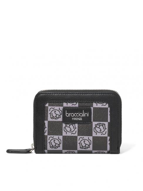 BRACCIALINI MONORANGE Medium zip around wallet Black - Women’s Wallets