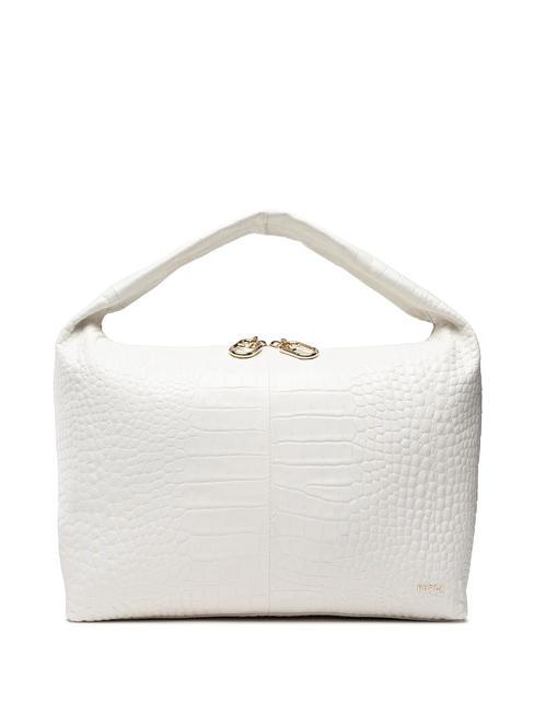 FURLA GINGER Coconut print handbag talc - Women’s Bags
