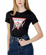 GUESS ICON T-shirt with applications - T-shirt