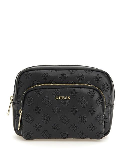 GUESS 4G LOGO PEONY Trousse with pocket BLACK - Sachets & Travels Cases