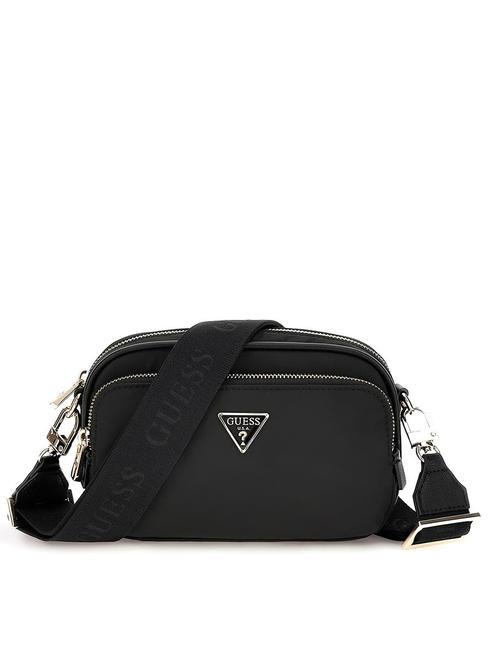 GUESS ECO GEMMA Shoulder Mini Camera Bag BLACK - Women’s Bags